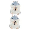 SAFIGLE Jouet en Peluche Hamster Peluches Kawaii Cadeau De Jouet De Hamster Mignon Oreiller Câlin en Peluche Animaux en Peluc