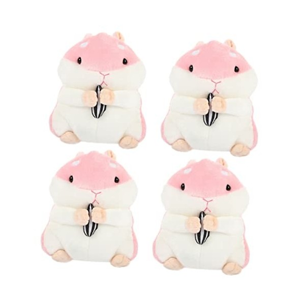 SAFIGLE Jouet en Peluche Hamster Peluches Kawaii Cadeau De Jouet De Hamster Mignon Oreiller Câlin en Peluche Animaux en Peluc