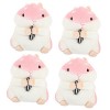 SAFIGLE Jouet en Peluche Hamster Peluches Kawaii Cadeau De Jouet De Hamster Mignon Oreiller Câlin en Peluche Animaux en Peluc