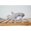 Ermano Peluche 20Cm Simulation Animal Requin Blanc Simulation Animal Marin Peluche Garçon Fille Cadeau danniversaire Chambre