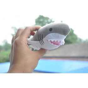 Ermano Peluche 20Cm Simulation Animal Requin Blanc Simulation Animal Marin Peluche Garçon Fille Cadeau danniversaire Chambre