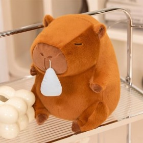 Shenrongtong Peluche d’Animal en Peluche Capybara | Peluche d’Animal en Peluche Capybara,Poupées en Peluche Capybara au Nez Q