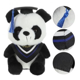 Didiseaon Diplômé Ph.d. Panda Poupée Ours De Remise des Diplômes Jouet Ours De Remise des Diplômes 2024 Peluche De Remise des