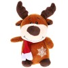 ibasenice Peluche Renne Père Noël Serre-tête en Bois De Renne Doudou Moelleux Peluche Animal Bébé Sommeil Gardiens du Père No