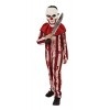 Rubies Costume Co - Déguisement Clown rayé rouge et blanc - Halloween, enfant, S8645L, Taille L 8 à 10 ans