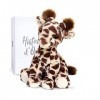 Histoire dOurs - Peluche Girafe - 30 cm - Blanc/Marron - Peluche Enfant - Lisi La Girafe Naturelle - Terre Sauvage - HO3040