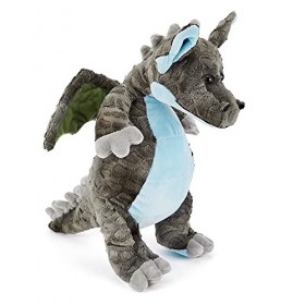 Zappi Co Peluche douce pour enfant Dragon 33 cm de la collection danimaux de safari