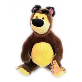 Grandi Giochi - Masha et Ours, Ours Doux en Peluche 28 cm - MHA05201