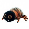 Ty Peluche-Beanie Boos Spécial Halloween-Araignée-Ingrum-Noir Araignée avec Yeux Oranges Glitter-Le Bonhomme aux Yeux Grands 