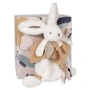 Doudou et Compagnie Happy Glossy-Pantin Pompon Blanc, DC3735