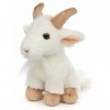 Uni-Toys - Chèvre de Montagne Assise - 20 cm Longueur - chèvre en Peluche - Peluche, Doudou