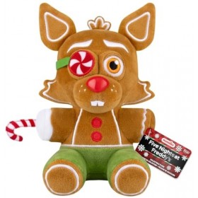 Funko Plush: Five Nights at Freddys FNAF - Holiday Foxy - CL 7" - Peluche à Collectionner - Idée de Cadeau danniversaire