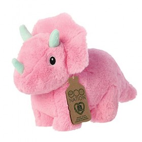 Aurora, 35057, Eco Nation Trix Triceratops, 20cm, Peluche, Rose
