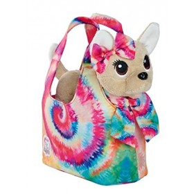 Simba Chichi Love Batik Style Chien en Peluche Chihuahua, 20 cm, Sac Style Batik Hippie, Ethnique, Festival, à partir de 3 An