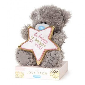 Me To You- Bear, Happy Bright Be You Tatty Teddy, AP701066, Bleu, doré, Gris, Rose