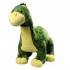 Duckshop Peluche Doudou Dinosaure Dino I L : 50 cm, Vert Jaune