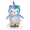 Clementoni - 17268 - Peluche Lumineuse Hibou - Jouet bébé - Peluche Interactive avec Musique, 0 Mois et Plus Multicolore