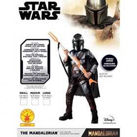 Rubies - STAR WARS officiel -Déguisement luxe The Mandalorian 4-6 ans