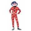 RUBIES - Miraculous Officiel - Déguisement Entrée de Gamme LADYBUG pour Enfants - Taille 3-4 ans - Costume avec Combinaison e