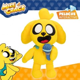ColorBaby Mikecrack 85423 Peluche Interactive Chien Mike avec Musique, Enregistrement et Lecture vocale, Jouet Personnage You