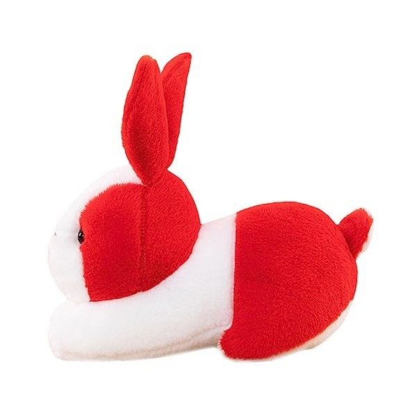 Toyvian 2 Pièces Année De La Poupée Lapin Animaux en Peluche De Pâques Lapin en Peluche Coeur Panier De Lapin De Pâques Peluc