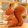 Mignon écureuil poupée Kawaii Peluche Peluche Animal Oreiller Enfants Cadeau de Noël décoration de Vacances 25cm 2