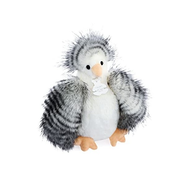 Histoire dOurs - Peluche Poule - Animal de la Ferme - Poulette orange - 20 Cm - Mignonne et Douce - Idée Cadeau de Naissance