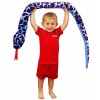 Toyland® 170cm 5.5ft Serpent Géant Bicolore en Peluche - 5 Motifs Assortis - Peluches pour Enfants