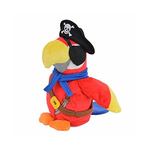 Kögler- Piraten Laber-Pirates Perroquet Parry Qui repére Tout, Peluche, 10051159, Multicolore