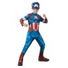 Rubies - AVENGERS officiel -Déguisement classique Captain America Avengers 5-6 ans