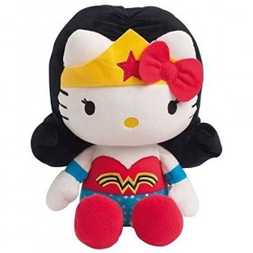 Jemini - 022790 - Peluche Hello Kitty Wonder Woman 27 cm - DC COMICS SUPER HEROS