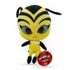 Miraculous Ladybug - Kwami Mon Ami Pollen - Peluche Enfant 24 cm - Peluche douce avec yeux en résine, paillettes et brillance