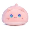 Ubaywey Noir Chat Peluche Gros Chat Peluche Oreiller Animé Chat Animal en Peluche Animaux Jouet Adorable Câlin Oreiller de Co