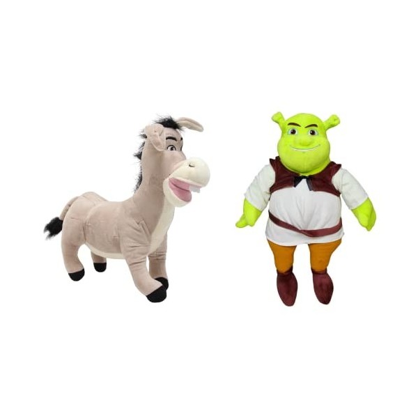 WHITEHOUSE LEISURE Dreamworks Shrek Jouet en peluche super doux 33-35 cm