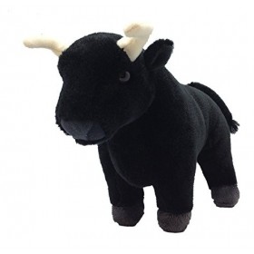 Lashuma Peluche vache noire Bull Cuddlekins Doudou Taureau 20 cm