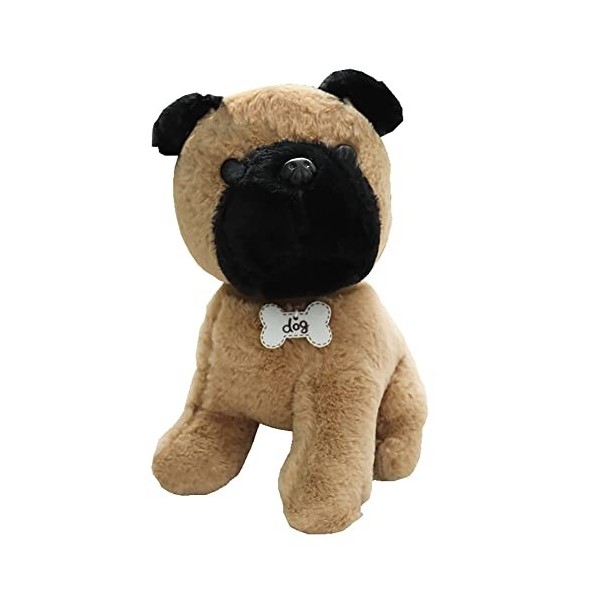 URFEDA Jouets en Peluche Réalistes pour Chien Mignon, Poupée en Peluche Husky Réaliste Super Douce et Moelleuse en Peluche Po