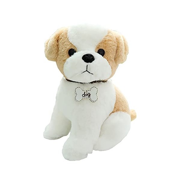 URFEDA Jouets en Peluche Réalistes pour Chien Mignon, Poupée en Peluche Husky Réaliste Super Douce et Moelleuse en Peluche Po