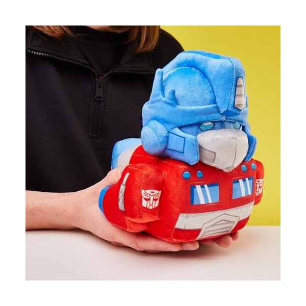 TUBBZ Optimus Prime Collectable Rubber Duck Plushie – Produit Officiel Transformers – Films daction, Jeux TV et vidéo en Pel