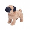 JOEBO Simulation Peluche Jouet Carlin Chien Peluche poupée Carlin Chien Cadeau Peluche poupée Doux et Mignon Cadeau pour