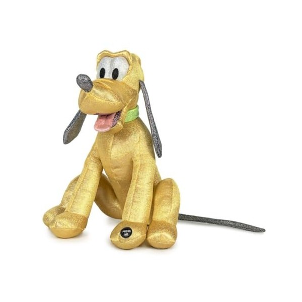 Peluche Pluto Glitter 100th Anniversary Disney 28cm