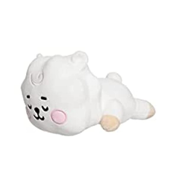 Aurora World- Aurore Aurora, 61444, BT21 Official Merchandise, Mini Coussin pour bébé RJ, Jouet Doux, Blanc, Whte