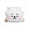 Aurora World- Aurore Aurora, 61444, BT21 Official Merchandise, Mini Coussin pour bébé RJ, Jouet Doux, Blanc, Whte