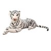 Grand tigre en peluche douce - Cadeau pour enfants et filles - Blanc - 40 cm