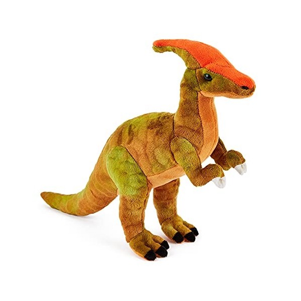 Zappi Co Childrens Jouet Dinosaure Parasaurolophus 15" / 38cm Peluche Safari Animals Collection Plush Teddy Nouveau Né Enfa