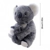 Aideal Koala avec enfant en peluche animaux Koala en peluche petit jouet, idée cadeau pour enfants et adultes gris 