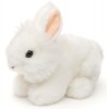 Uni-Toys - Lapin Angora Gris, couché - 18 cm Longueur - Peluche Lapin, Lapin - Peluche, Doudou