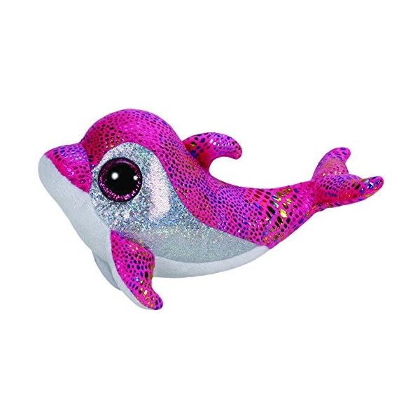 Ty - TY36126 - Beanie Boos - Peluche Sparkles Dauphin 15 cm