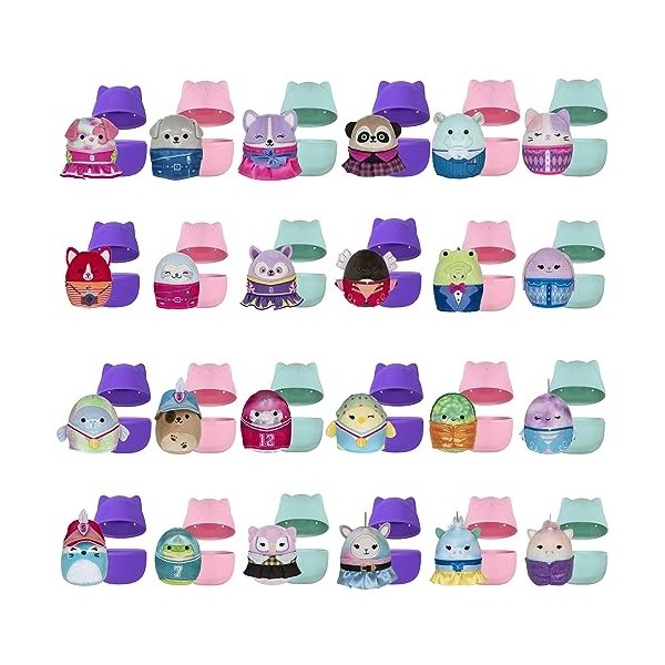 Squishmallows Squishville, Série 10 – Assortiment unique – Officiel Kellytoy – Mini jouet en peluche à collectionner et acces