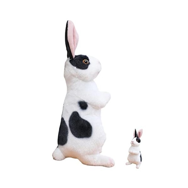 Toyvian Poupée De Lapin Jouet en Peluche du Zodiaque Chinois Statue De Lapin Chanceux Peluche Bébé Poupées pour Garçons Cadea