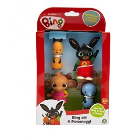 Bing Sula Amma Pando Les Personnages Principaux De La Série TV Bing en Version Articulée De 5 À 10 Cm, pour Les Enfants De 3 